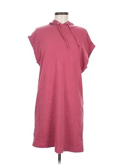 Pre-owned Mng Casual Dress In Burgundy