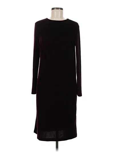 Pre-owned Mng Casual Dress In Burgundy