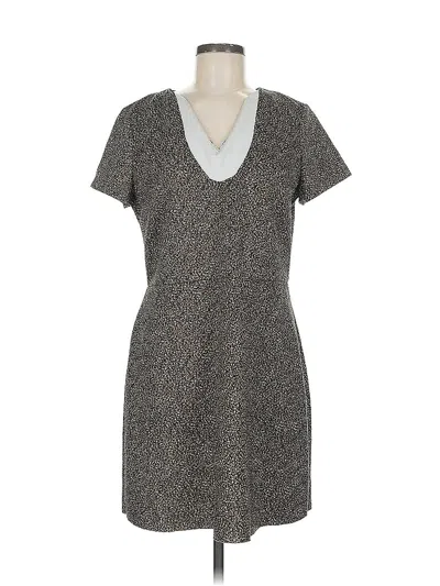 Pre-owned Mng Casual Dress In Gray