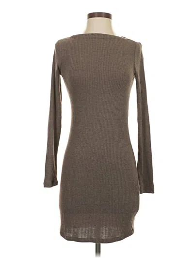 Pre-owned Mng Casual Dress In Gray