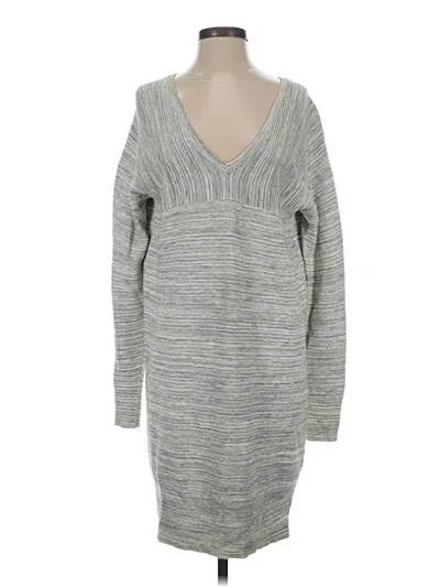 Pre-owned Mng Casual Dress In Gray