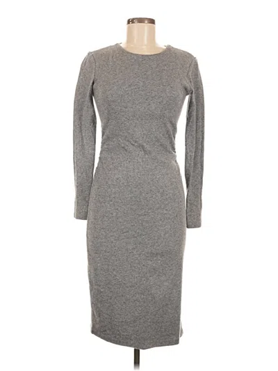 Pre-owned Mng Casual Dress In Gray