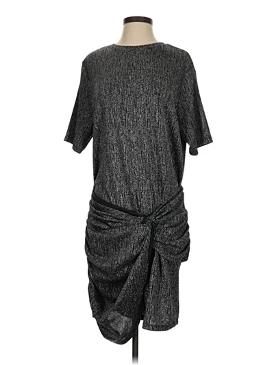 Mng Casual Dress In Gray