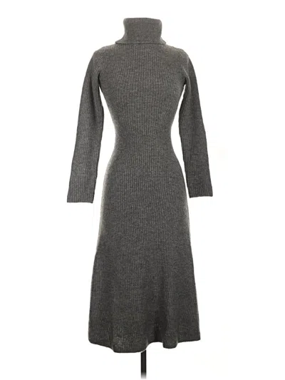Pre-owned Mng Casual Dress In Gray