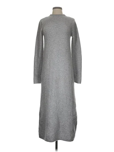 Pre-owned Mng Casual Dress In Gray