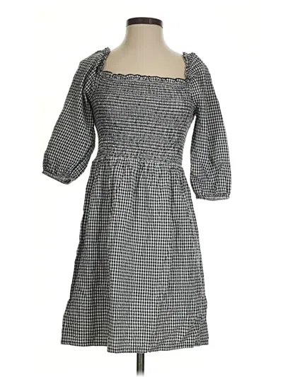 Pre-owned Mng Casual Dress In Gray