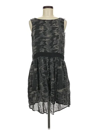 Pre-owned Mng Casual Dress In Gray