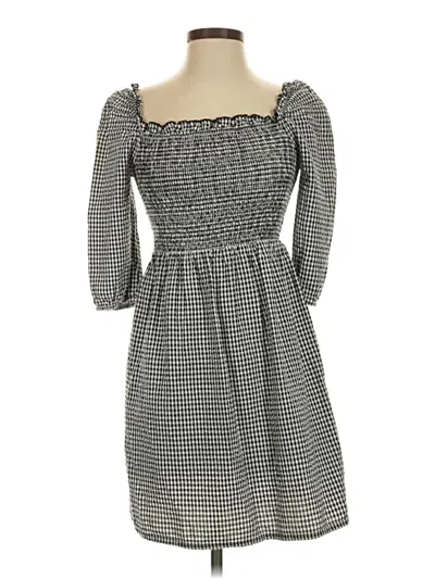 Pre-owned Mng Casual Dress In Gray