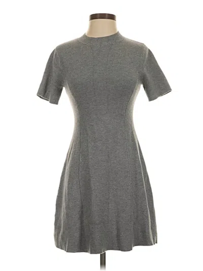 Pre-owned Mng Casual Dress In Gray