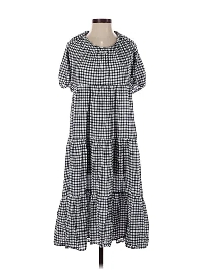 Pre-owned Mng Casual Dress In Gray