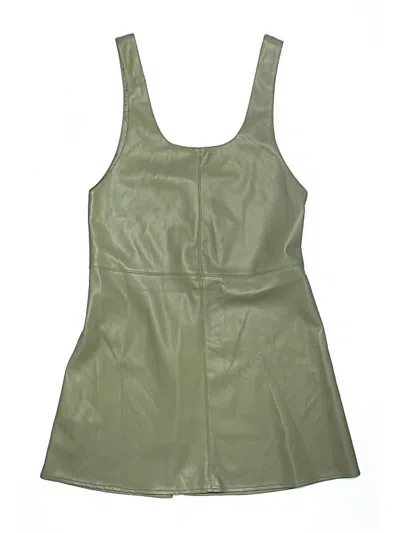 Pre-owned Mng Casual Dress In Green