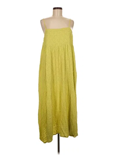 Pre-owned Mng Casual Dress In Green