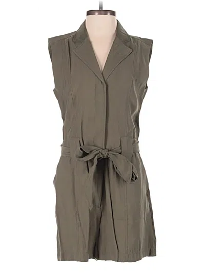 Pre-owned Mng Casual Dress In Green