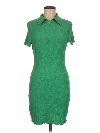 Mng Casual Dress In Green
