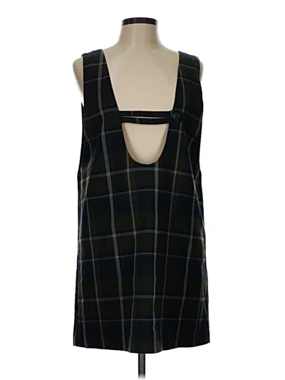 Pre-owned Mng Casual Dress In Green
