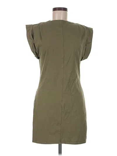 Pre-owned Mng Casual Dress In Green