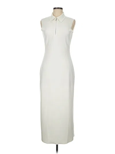 Pre-owned Mng Casual Dress In Ivory