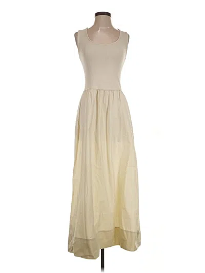 Pre-owned Mng Casual Dress In Ivory