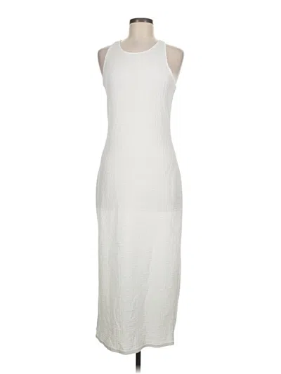 Pre-owned Mng Casual Dress In Ivory