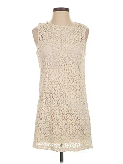 Pre-owned Mng Casual Dress In Ivory