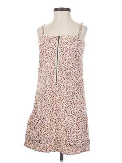 Pre-owned Mng Casual Dress In Ivory
