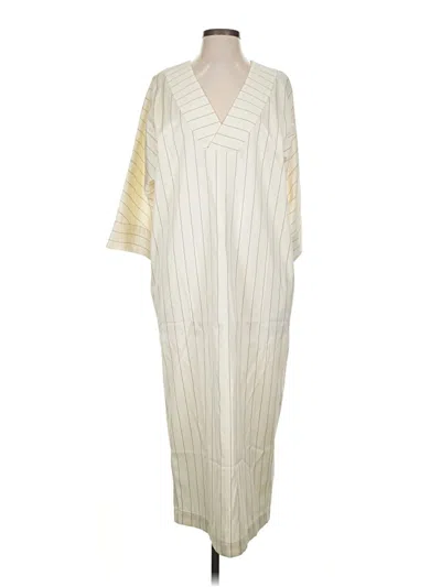 Pre-owned Mng Casual Dress In Ivory
