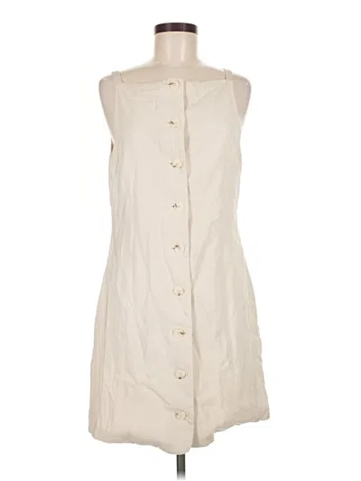 Pre-owned Mng Casual Dress In Ivory
