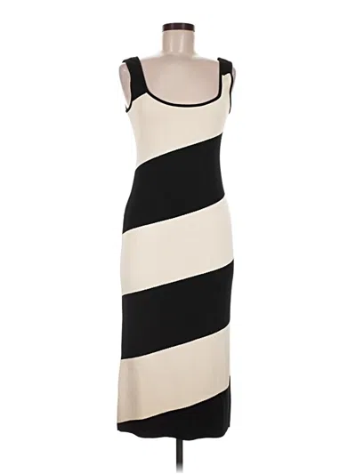Pre-owned Mng Casual Dress In Ivory