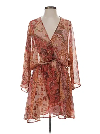 Pre-owned Mng Casual Dress In Orange