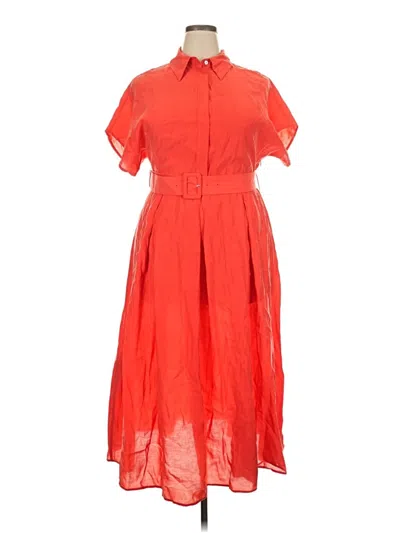 Mng Casual Dress In Orange