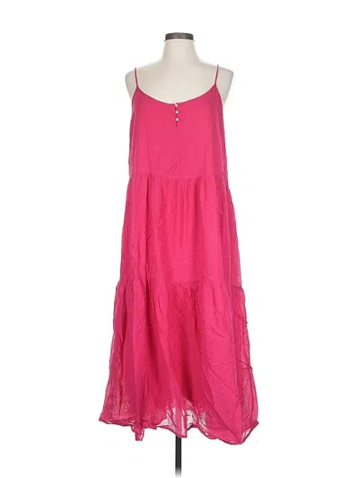 Pre-owned Mng Casual Dress In Pink