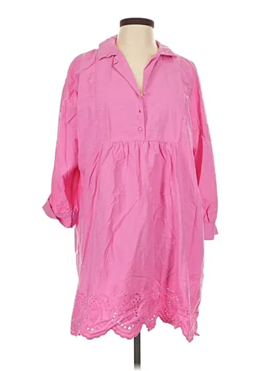 Pre-owned Mng Casual Dress In Pink
