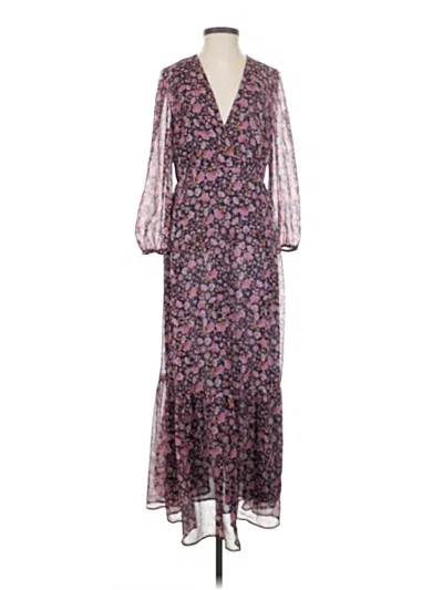 Pre-owned Mng Casual Dress In Purple