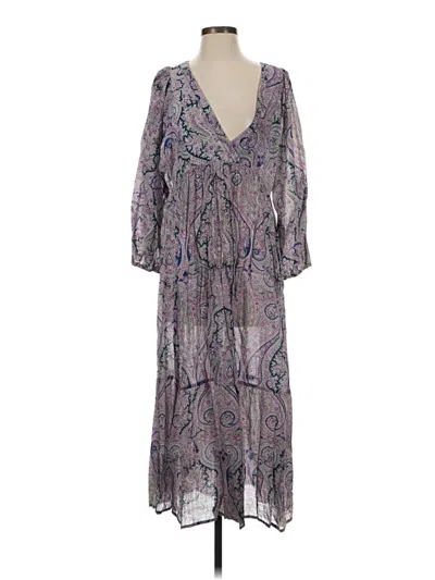 Pre-owned Mng Casual Dress In Purple
