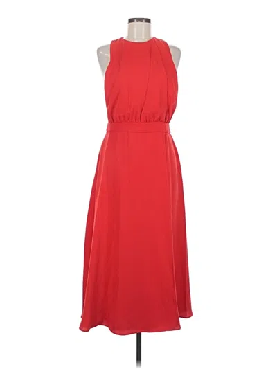 Pre-owned Mng Casual Dress In Red