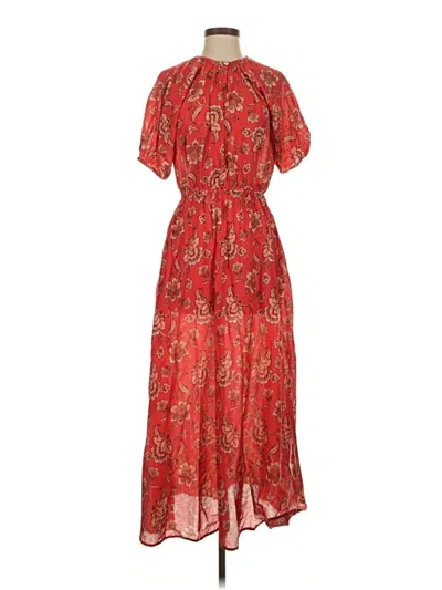Pre-owned Mng Casual Dress In Red