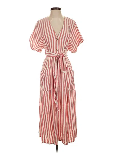 Pre-owned Mng Casual Dress In Red