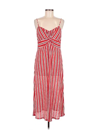Pre-owned Mng Casual Dress In Red