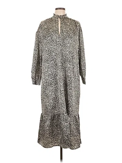Pre-owned Mng Casual Dress In Silver