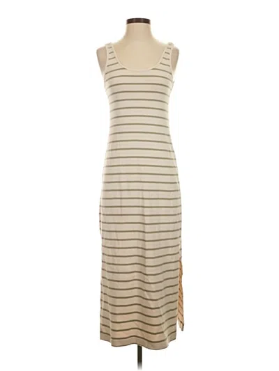 Pre-owned Mng Casual Dress In Tan