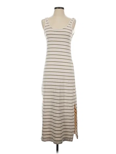 Pre-owned Mng Casual Dress In Tan