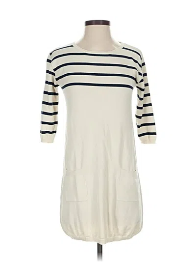 Pre-owned Mng Casual Dress In White