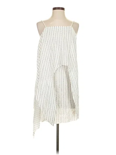 Pre-owned Mng Casual Dress In White