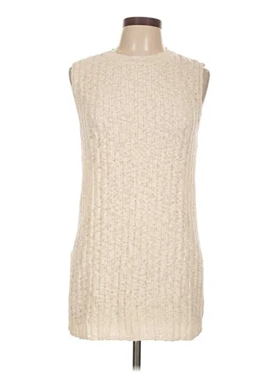 Pre-owned Mng Casual Dress In White