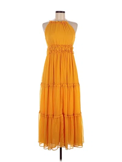 Mng Casual Dress In Yellow