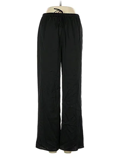 Pre-owned Mng Casual Pants In Black