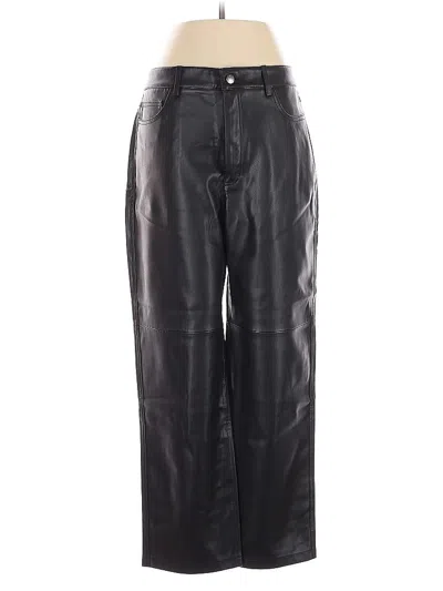 Pre-owned Mng Casual Pants In Black