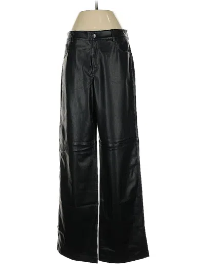 Pre-owned Mng Casual Pants In Black