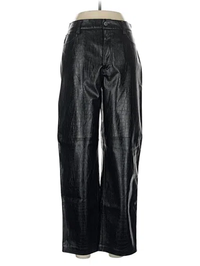 Pre-owned Mng Casual Pants In Black