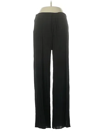 Pre-owned Mng Casual Pants In Black